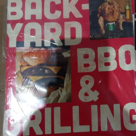 APPROXIMATELY 8 BACK YARD, BBQ AND GRILLING BOOKS AND BOSCH TRANSFORMER STACKING CUBES