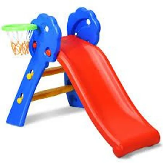 BOXED COSTWAY CHILDREN FOLDING SLIDE KIDS