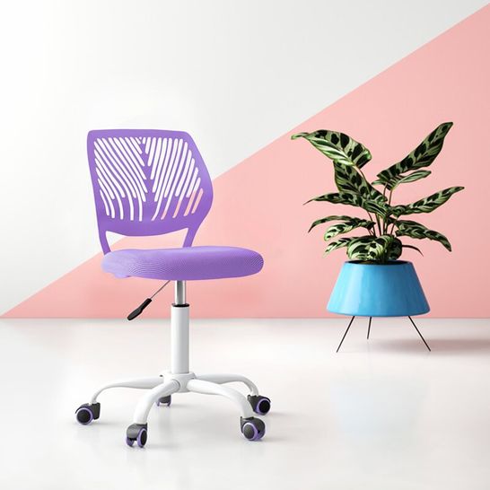 BOXED VALERII DESK CHAIR PURPER