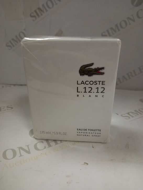 BOXED AND SEALED LA COSTE L.12.12 BLANC EAU DE TOILETTE 175ML