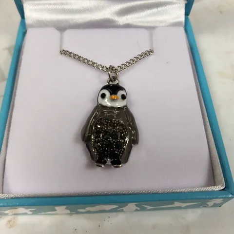 BOXED WILDTOUCH HANDMADE PENGUIN NECKLACE