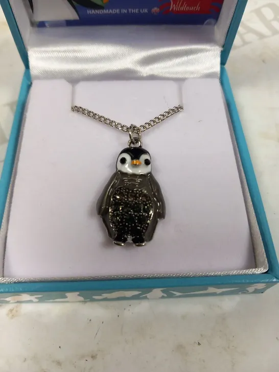 BOXED WILDTOUCH HANDMADE PENGUIN NECKLACE