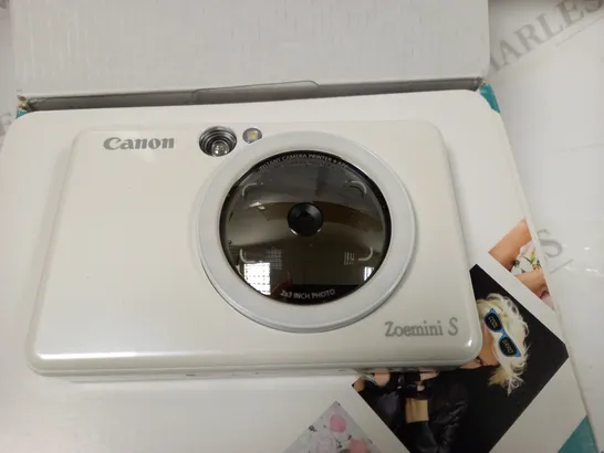 CANON ZOEMINI S WHITE INSTANT PRINT  CAMERA 