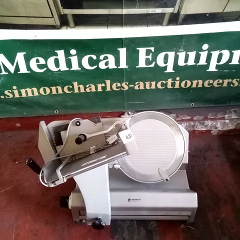 HERBERT COMMERCIAL MEAT SLICER 