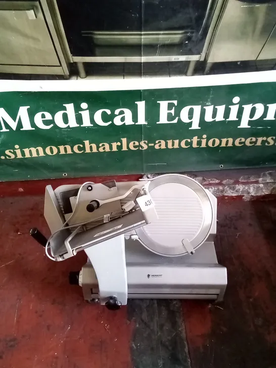 HERBERT COMMERCIAL MEAT SLICER 