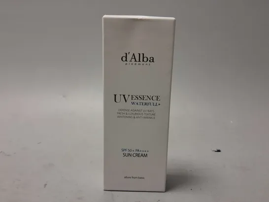 BOXED AND SEALED D'ALBA UV ESSENCE WATERFULL+ SPF 50+ PA++++ SUN CREAM (50ml)