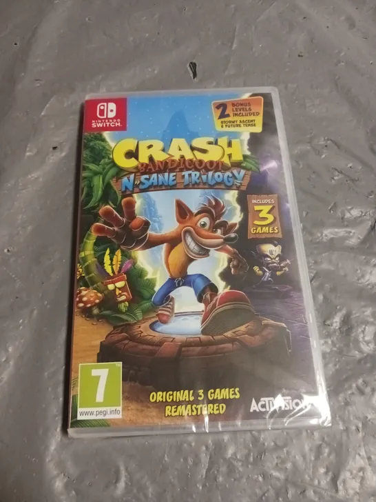 CRASH BANDICOOT N-SANE TRILOGY FOR NINTENDO SWITCH