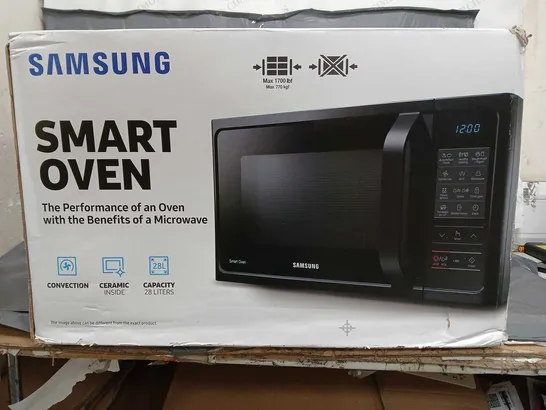 BOXED SAMSUNG MC28H5013ASEU FREESTANDING SMART OVEN - COLLECTION ONLY RRP £244.99