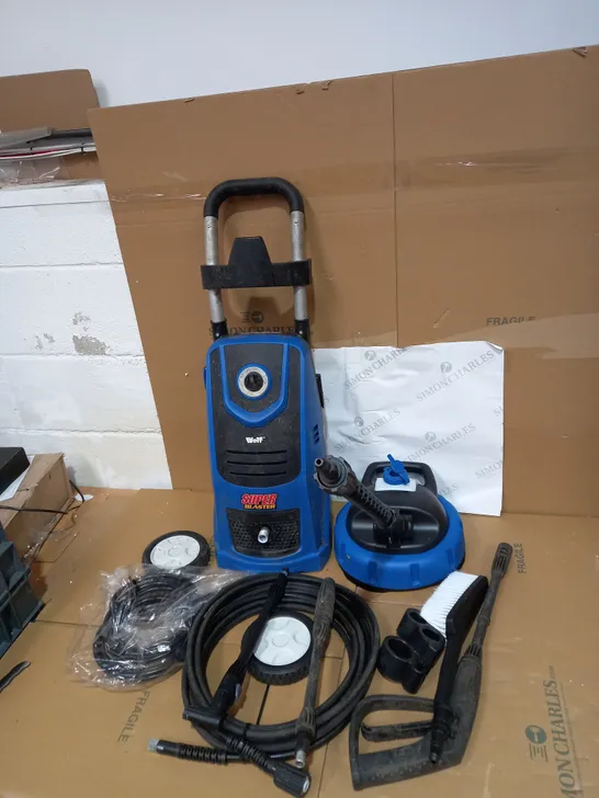 WOLF SUPER BLASTER PRESSURE WASHER BLUE 