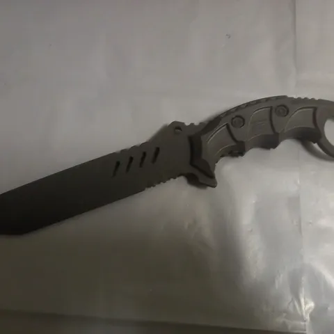 TS 6" BLACK PLASTIC TRAINING KNIFE