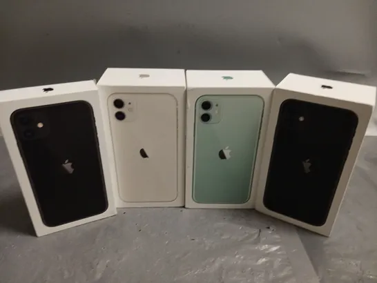 APPROXIMATELY 40 ASSORTED APPLE IPHONE BOXES FOR VARIOUS MODELS