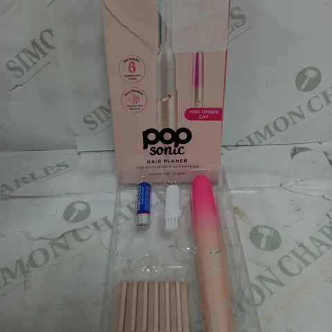 POP SONIC OMBRE HAIR PLANER WITH 6 REPLACEMENT HEADS