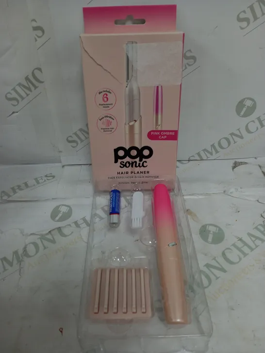 POP SONIC OMBRE HAIR PLANER WITH 6 REPLACEMENT HEADS