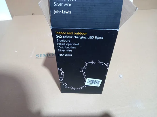 INDOOR AND OUTDOOR 240 COLOUR CHANGING LED LIGHTS