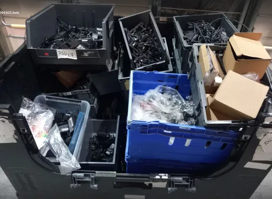 PALLET OF ASSORTED ELECTRICAL CHARGERS, ACCESSORIES AND PARTS 