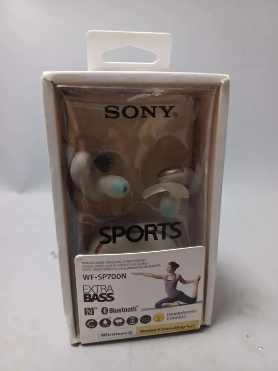 SONY WF-SP700N WIRELESS NOISE CANCELLING HEADPHONES FOR SPORTS