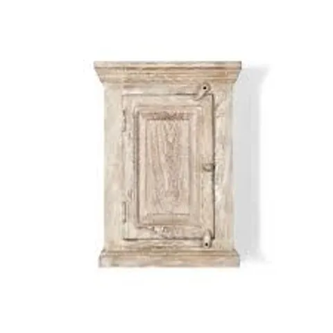 BOXED DEANDRE 48CM W X 70CM H X 24CM D SOLID WOOD WALL MOUNTED BATHROOM CABINET (1 BOX)