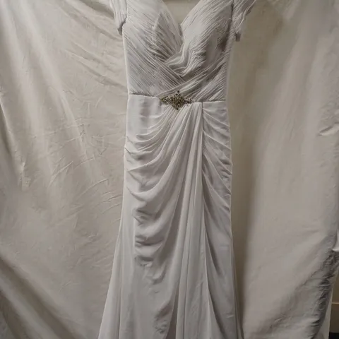 BERKETEX BRIDE WEDDING DRESS, WHITE - SIZE 10 