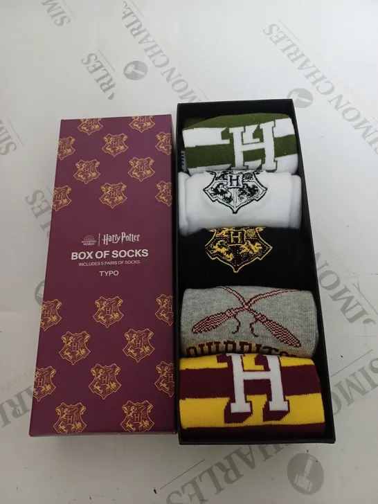 HARRY POTTER 5 PACK OF SOCKS 