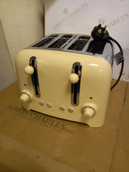 DUALIT 4-SLOT LITE TOASTER IN CREAM