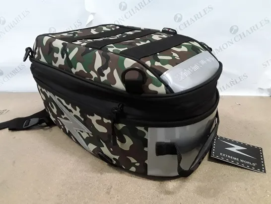 BOXED EXTREME WORLD EXPANDABLE MOTORCYCLE SEAT BAG 