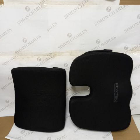 LUMBAR SUPPORT AND SEAT CUSHION