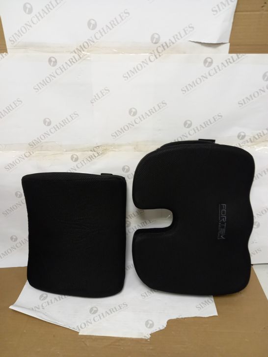 LUMBAR SUPPORT AND SEAT CUSHION