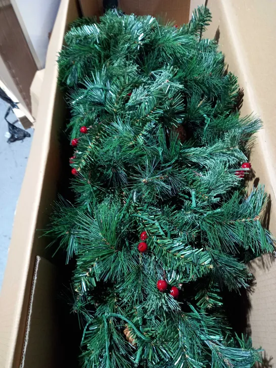 BOXED 7FT BROOKFIELD PRE-LIT PINE CHRISTMAS TREE - COLLECTION ONLY RRP £259.99