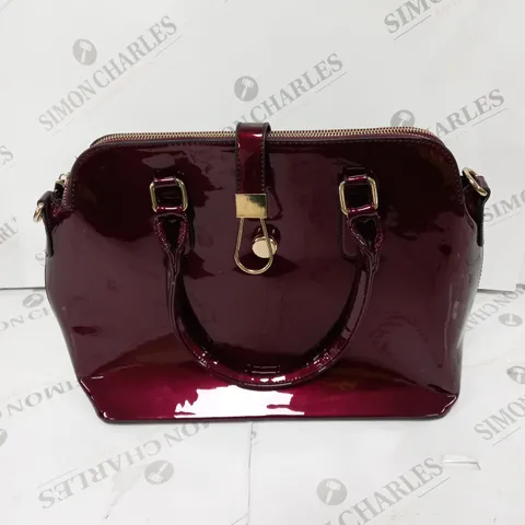 JENNY FAIRY MARRON SHINE LADIES HANDBAG 