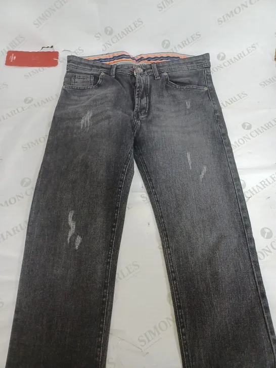 FISHBONE DENIM EVOLUTION JEANS IN BLACK - SIZE 34