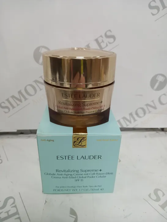 BOXED ESTEE LAUDER REVITALIZING SUPREME ANTI-AGING CRÈME 