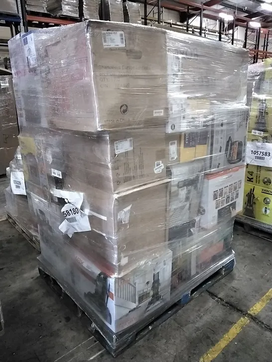 PALLET OF APPROXIMATELY 36 UNPROCESSED RAW RETURN HOUSEHOLD AND ELECTRICAL GOODS TO INCLUDE;