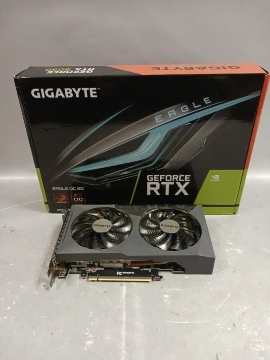 BOXED GIGABYTE GEFORCE RTX 3050 EAGLE 8GB GRAPHICS CARD