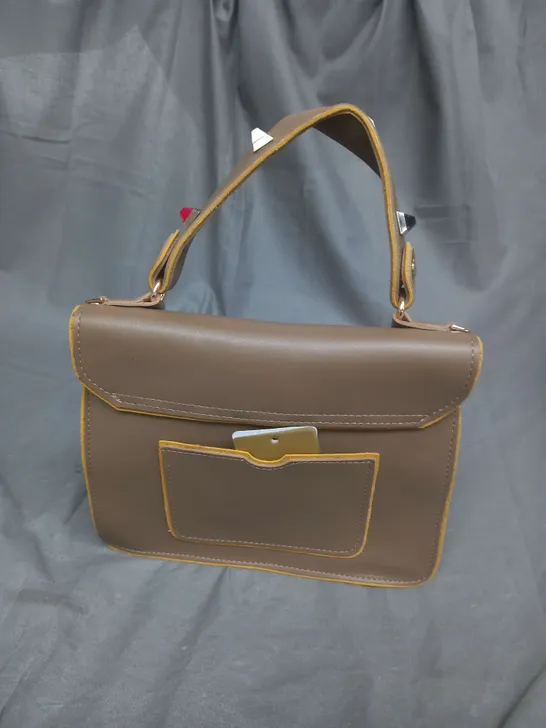 LUCKY BEES BROWN HAND BAG