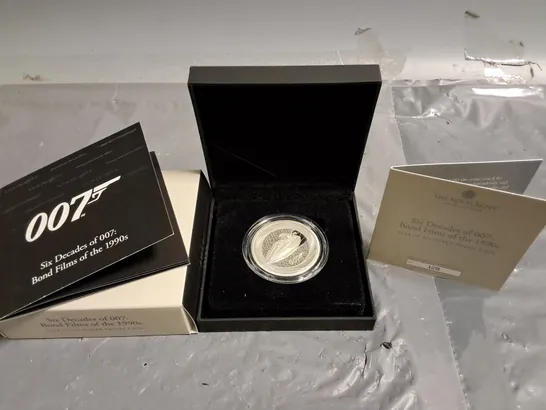 ROYAL MINT 2024 BOND 007 UK 2OZ SILVER PROOF COIN