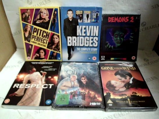 LOT OF APPROXIMATELY 20 ASSORTED DVDS & BLU-RAYS