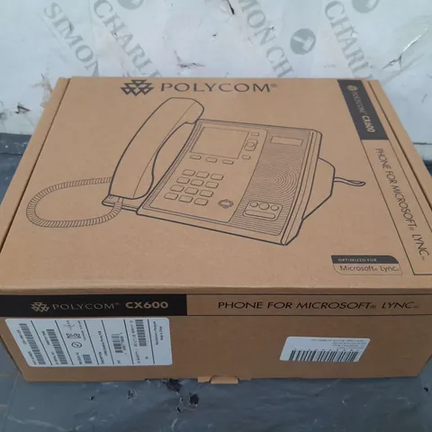 BOXED POLYCOM CX600 TELEPHONE