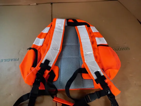 FLUO ORANGE BODYGUARD WORKWEAR BACKPACK