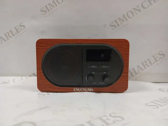 ENUOSUMA ALARM CLOCK RADIO BLUETOOTH SPEAKER