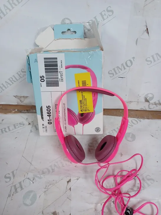 ASDA TECH KIDS' HEADPHONES PINK