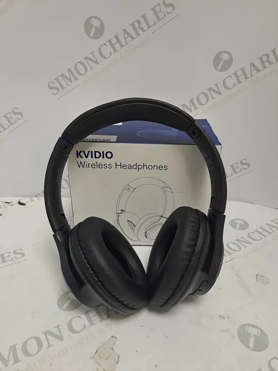 BOXED KVIDIO WIRELESS BLUETOOTH OVERHEAD EARPHONES 