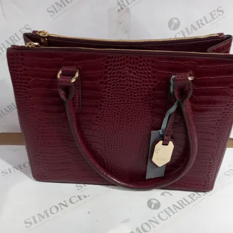 BURGUNDY TOTE BAG