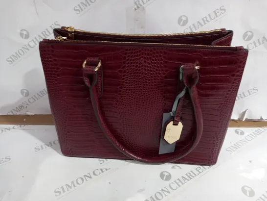 BURGUNDY TOTE BAG