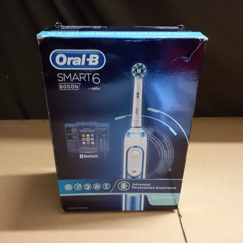 boxed oral-b smart 6 6000n electric toothbrush
