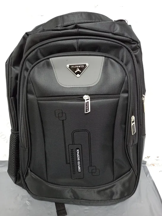 PEPOWER COMPUTER BACKPACK IN BLACK