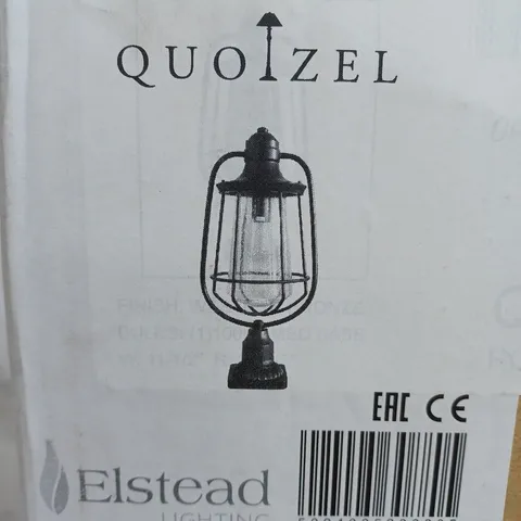 BOXED QUOIZEL MRE9009WT 1-LIGHT MARINE OUTDOOR LANTERN