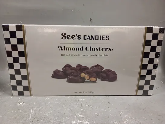 SEALED SEE'S CANDIES ALMOND CLUSTERS - 227G