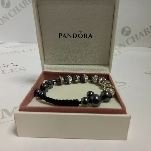 PANDORA ROPE BRACELET WITH ORBS