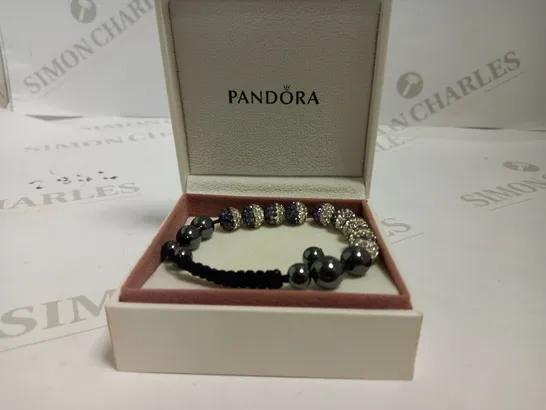 PANDORA ROPE BRACELET WITH ORBS