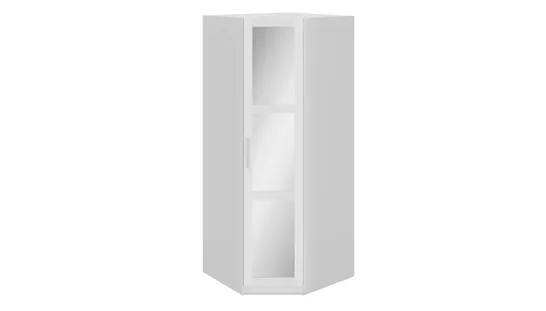 DESIGNER BOSTON CORNER MIRROR WARDROBE (SELF ASSEMBLY)